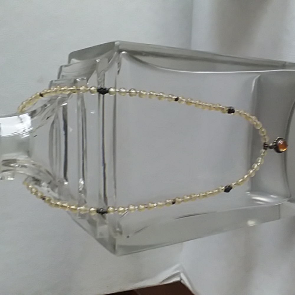 Handmade Beaded Necklace with Sterling Silver Pendant - Picture 3 of 8